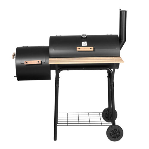 Grillz BBQ Grill 2-In-1 Offset Charcoal Smoker - Image 4