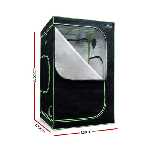 Green Fingers Grow Tent 120x120x200CM Hydroponics Kit Indoor Plant Room System - Image 3