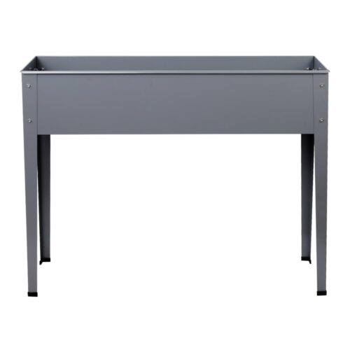 Green Fingers Garden Bed Elevated 100X80X30cm Planter Box Container Galvanised - Image 4