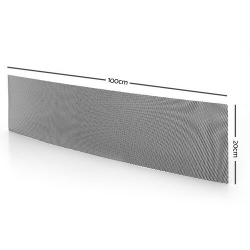 Gardeon Gutter Guard Aluminium Mesh 30M 100x20cm Black - Image 3