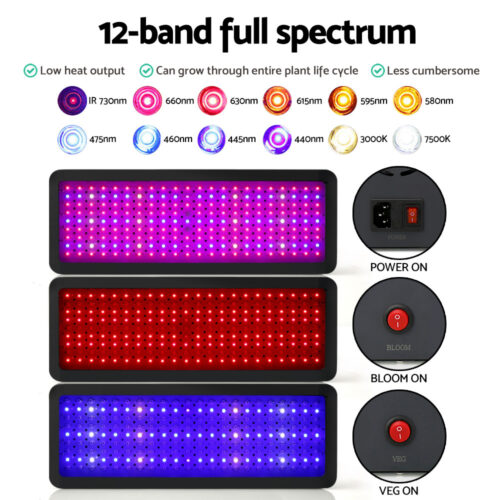 Green Fingers 2000W Grow Light LED Full Spectrum Indoor Plant All Stage Growth - Image 5