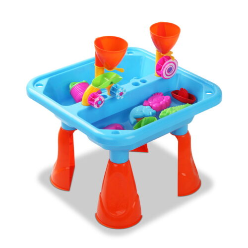 Keezi Kids Sandpit Pretend Play Sets Beach Toys Outdoor Sand Water Table Set - Image 5