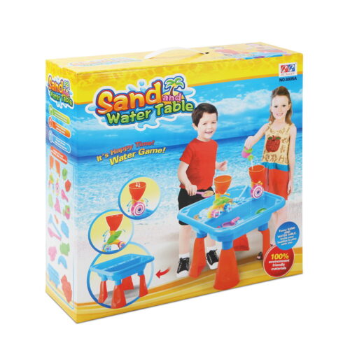 Keezi Kids Sandpit Pretend Play Sets Beach Toys Outdoor Sand Water Table Set - Image 7