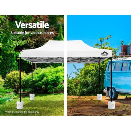 Instahut Gazebo Base Pod Kit Pop Up Marquee Set Outdoor Wedding Tent Canopy Leg 4 pcs - Image 7