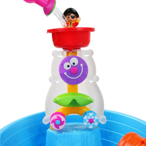 Keezi Kids Sandpit Pretend Play Set Outdoor Sand Pit Water Beach Toys Children - Image 7
