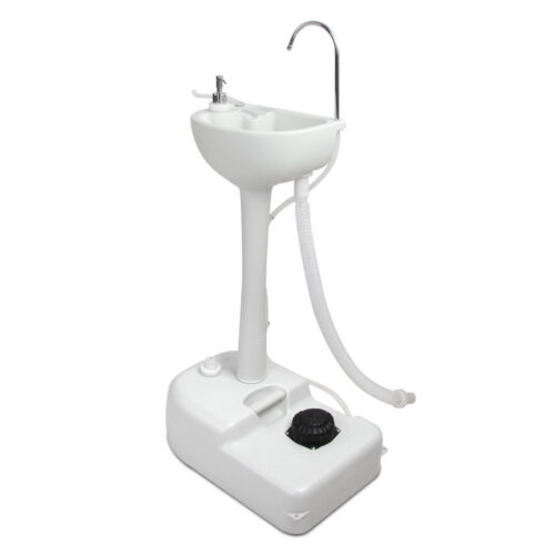 Weisshorn Camping Basin Portable Hand Wash Sink Stand 19L Capacity - Image 2