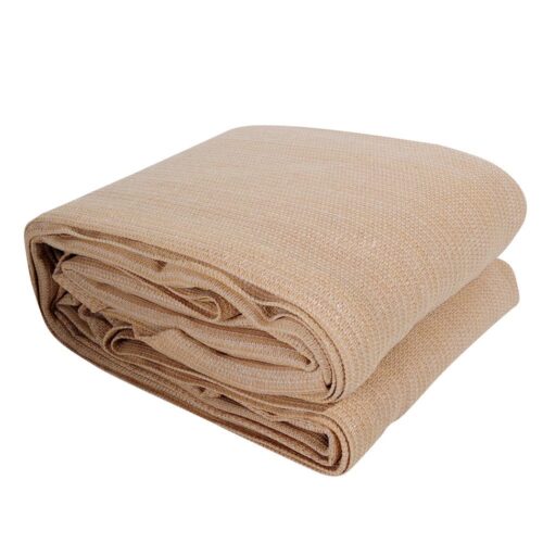 Instahut Shade Sail 6x6m Rectangle 185GSM 95% Sand Shade Cloth - Image 2