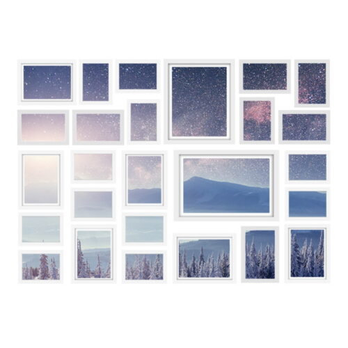 Artiss Photo Frames Art Holder 26PCS 8x10" 5x7" 4x6" 3.5x5" White - Image 2