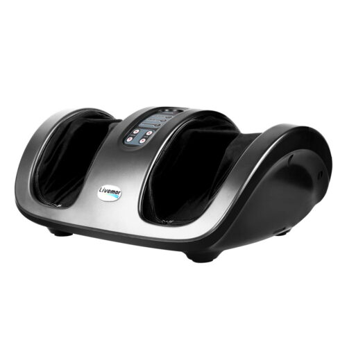 Livemor Foot Massager Shiatsu Massagers Electric Roller Kneading Calf Leg Grey - Image 2