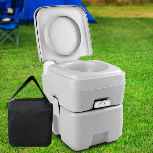Weisshorn 20L Portable Camping Toilet Outdoor Flush Potty Boating With Bag - Image 8