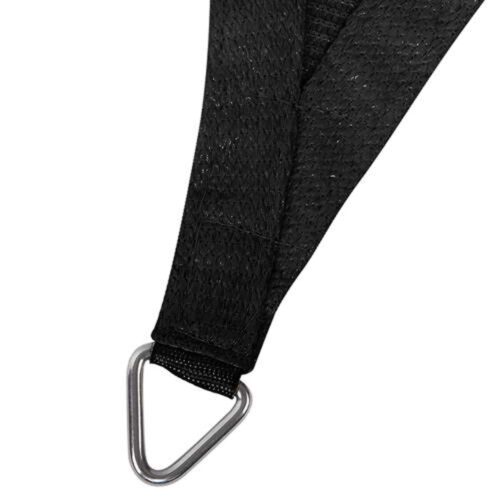 Instahut Shade Sail 5x7m Rectangle 280GSM 98% Black Shade Cloth - Image 4