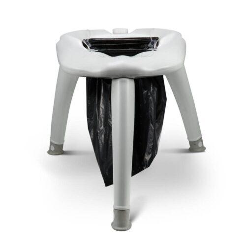 Weisshorn Portable Folding Toilet Camping Outdoor Caravan Plastic Bag - Image 4