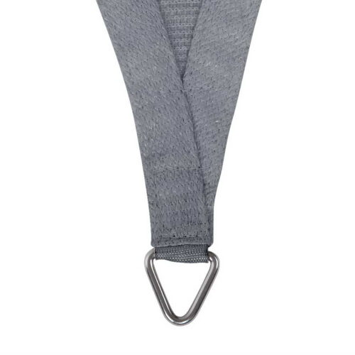 Instahut Shade Sail 4x6m Rectangle 280GSM 98% Grey Shade Cloth - Image 4