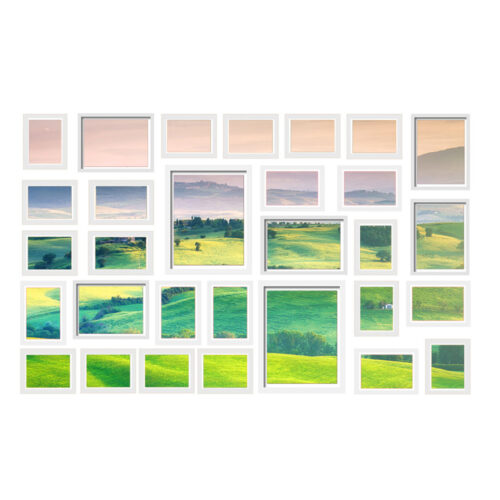 Artiss Photo Frames Art Holder 30PCS 8x10" 5x7" 4x6" 3.5x5" White - Image 2