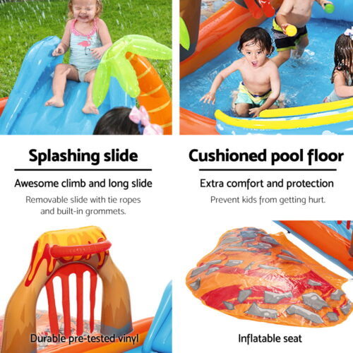 Bestway Kids Pool 265x265x104cm Inflatable Above Ground Swimming Play Pools 208L - Image 6