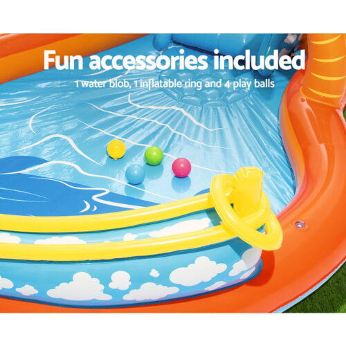 Bestway Kids Pool 265x265x104cm Inflatable Above Ground Swimming Play Pools 208L - Image 7
