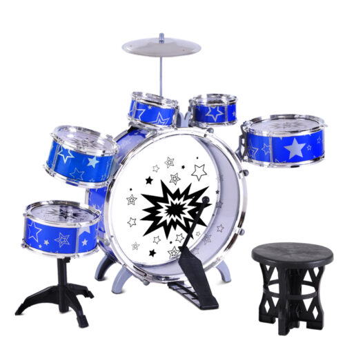 Keezi 11 Piece Kids Drum Set - Image 2