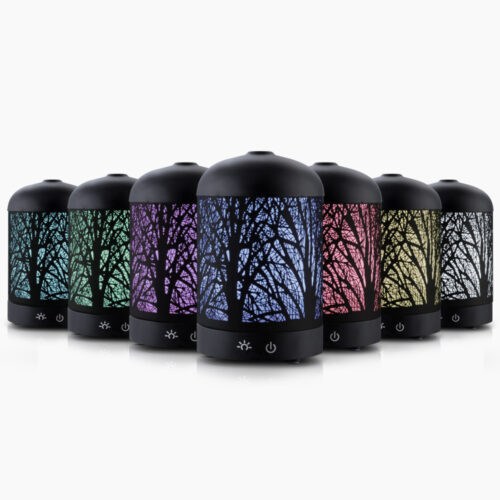 Devanti Aroma Diffuser Aromatherapy Black 160ml - Image 2