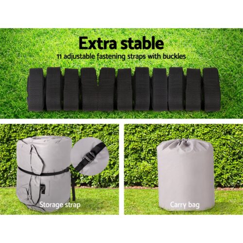 Seamanship 16-18.5ft Boat Cover Trailerable Marine Grade 600D - Image 8