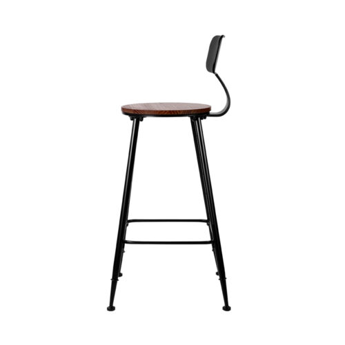 Artiss 2x Bar Stools Vintage Metal Chairs - Image 5