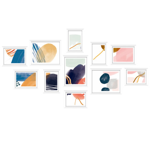 Artiss Photo Frames Art Holder 11PCS 5x7" 6x8" 8x10" White - Image 2