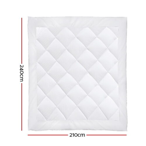 Giselle Bedding 700GSM Microfibre Bamboo Quilt King - Image 3