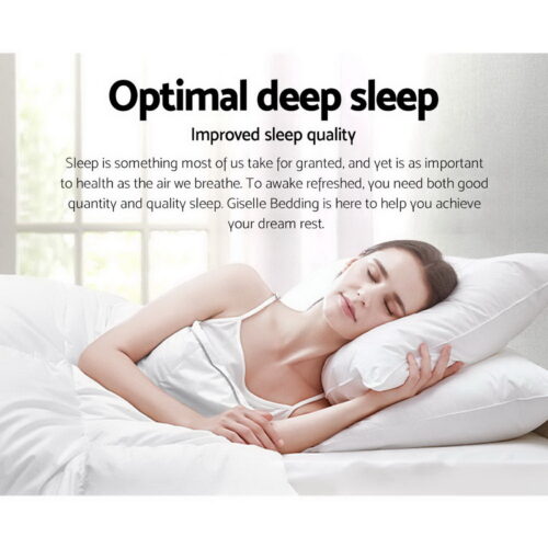 Giselle Bedding 700GSM Microfibre Bamboo Quilt King - Image 4