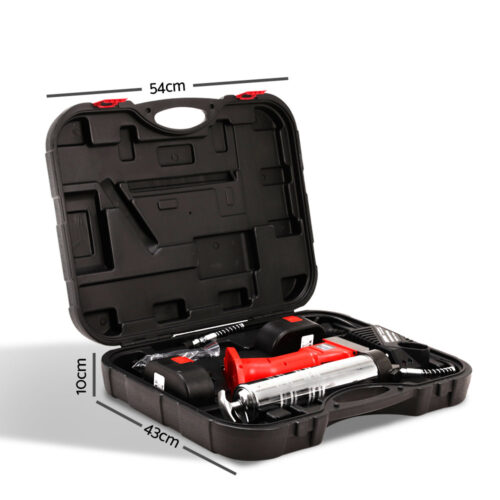 Giantz Grease Gun Cordless 20v 450g 9000PSI 76cm Hose Electric Battery Cartridge - Image 3