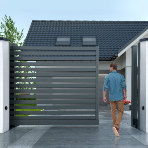 LockMaster Infrared Solar Swing Sliding Gate Opener - Image 9