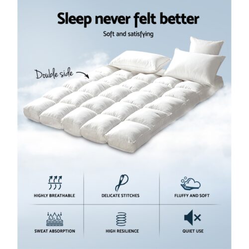 Giselle Bedding Mattress Topper Pillowtop Bamboo King - Image 3