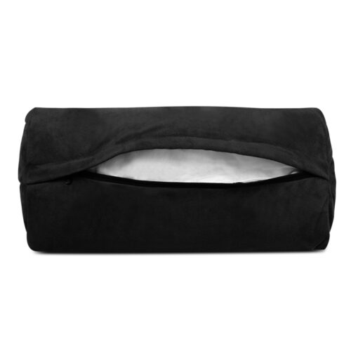 Artiss Lounge Sofa Bed 2-seater Charcoal Suede - Image 8