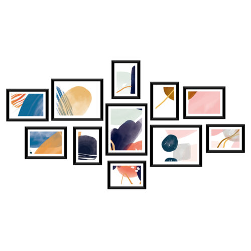 Artiss Photo Frames Art Holder 11PCS 5x7" 6x8" 8x10" Black - Image 2