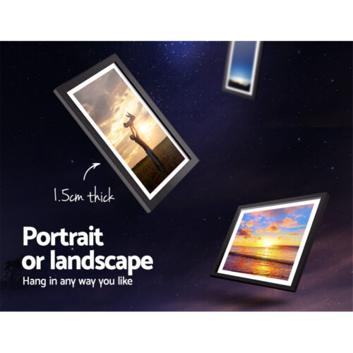 Artiss Photo Frames Art Holder 11PCS 5x7" 6x8" 8x10" Black - Image 4