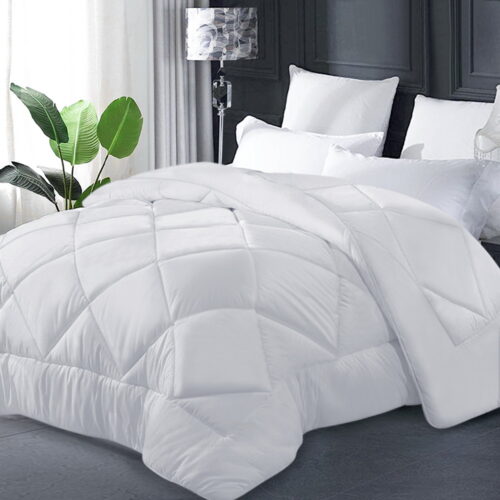 Giselle Bedding 400GSM Microfibre Bamboo Quilt Queen - Image 9