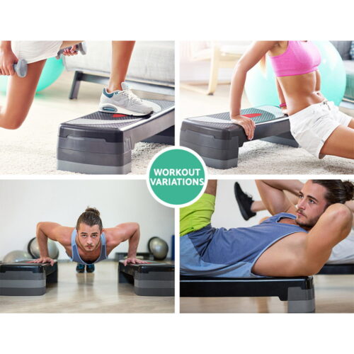 Everfit 3 Level Aerobic Step Exercise Stepper 78cm Gym Home Fitness - Image 6
