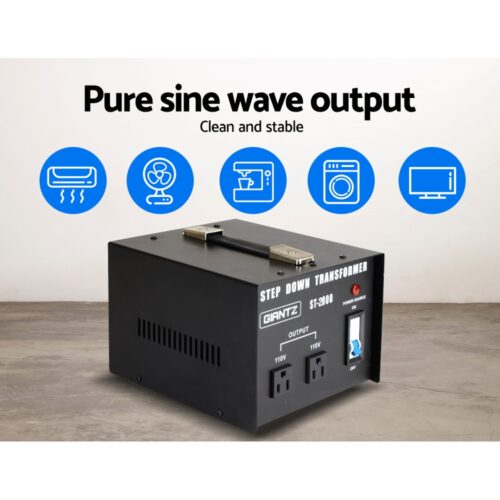 Giantz 2000 Watt Step Down Transformer - Image 6