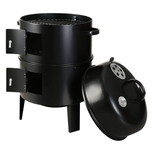 Grillz BBQ Grill 3-In-1 Charcoal Smoker - Image 2