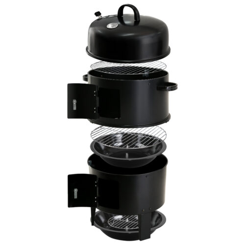 Grillz BBQ Grill 3-In-1 Charcoal Smoker - Image 4
