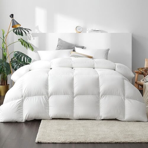 Giselle Bedding 700GSM Duck Down Feather Quilt Super King - Image 9