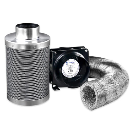 Green Fingers 4"Ventilation Kit Fan Hydroponics Grow Tent Kit Carbon Filter Duct,Green Fingers 4"Ventilation Kit Fan Hydroponics Grow Tent Kit Carbon Filter Duct - Image 4