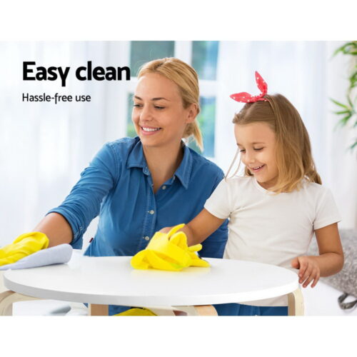 Keezi 3PCS Kids Table and Chairs Set Activity Toy Play Desk - Image 7