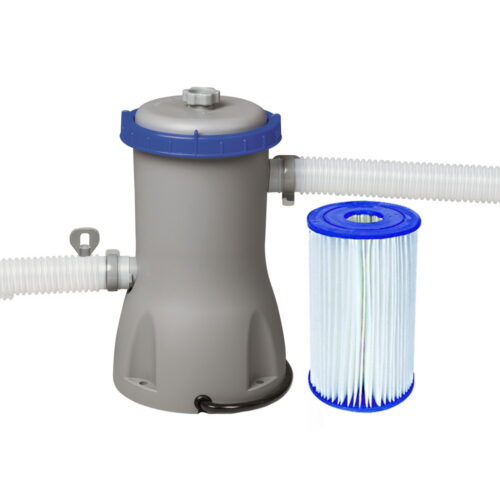Bestway Pool Pump Cartridge Filter 800GPH 3028L/H Flowclear Filters Cleaner - Image 2