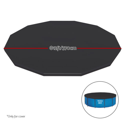 Bestway Pool Cover Fits 3.66m/12ft Round Swimming Pool PVC Blanket 3.7m - Image 3