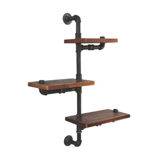 Artiss Floating DIY Pipe Shelf 3 Tiers - IVAN - Image 2