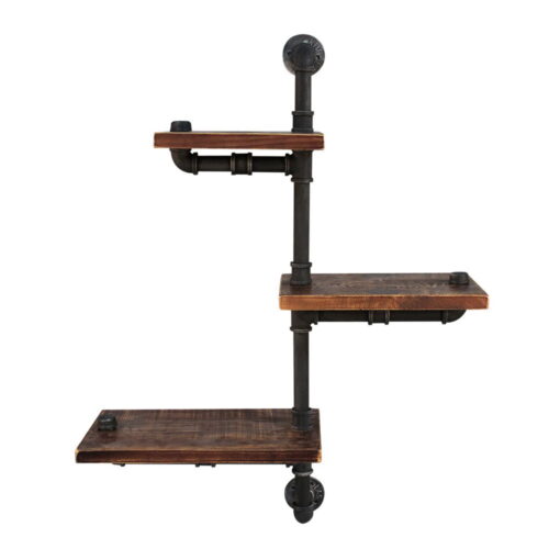 Artiss Floating DIY Pipe Shelf 3 Tiers - IVAN - Image 4