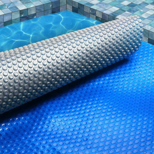 Aquabuddy Pool Cover 500 Micron 6.5x3m Swimming Pool Solar Blanket Blue Silver - Image 7