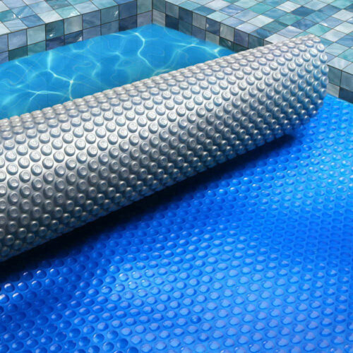 Aquabuddy Pool Cover 500 Micron 10x4m Swimming Pool Solar Blanket Blue Silver - Image 7