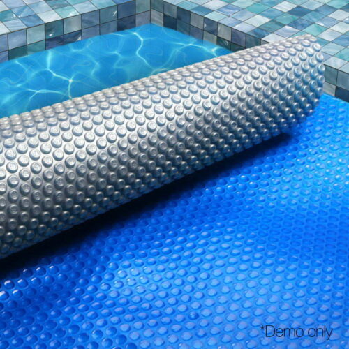 Aquabuddy Pool Cover 500 Micron 9.5x5m Swimming Pool Solar Blanket Blue Silver - Image 7