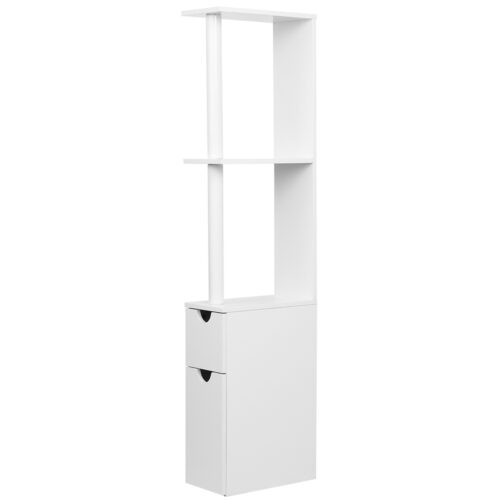 Artiss Bathroom Cabinet Storage 118cm Shelf White - Image 3