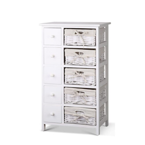 Artiss 5 Chest of Drawers with 5 Baskets - MAY - Image 3